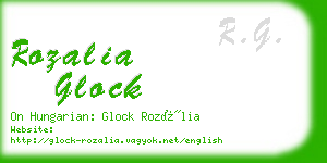 rozalia glock business card